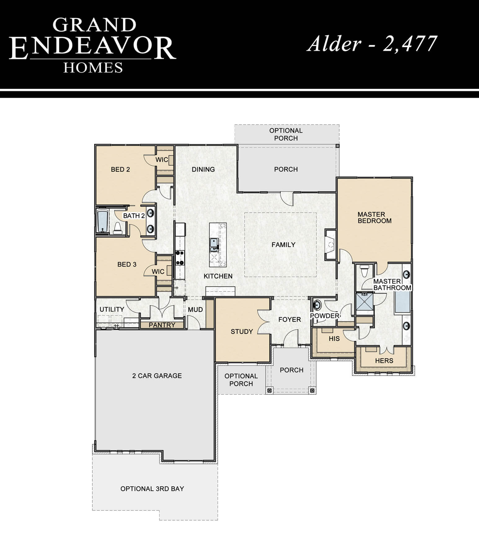 Grand Endeavor Homes Floor Plans Alder Grand Endeavor Homes