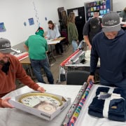 Our elves wrapped gifts